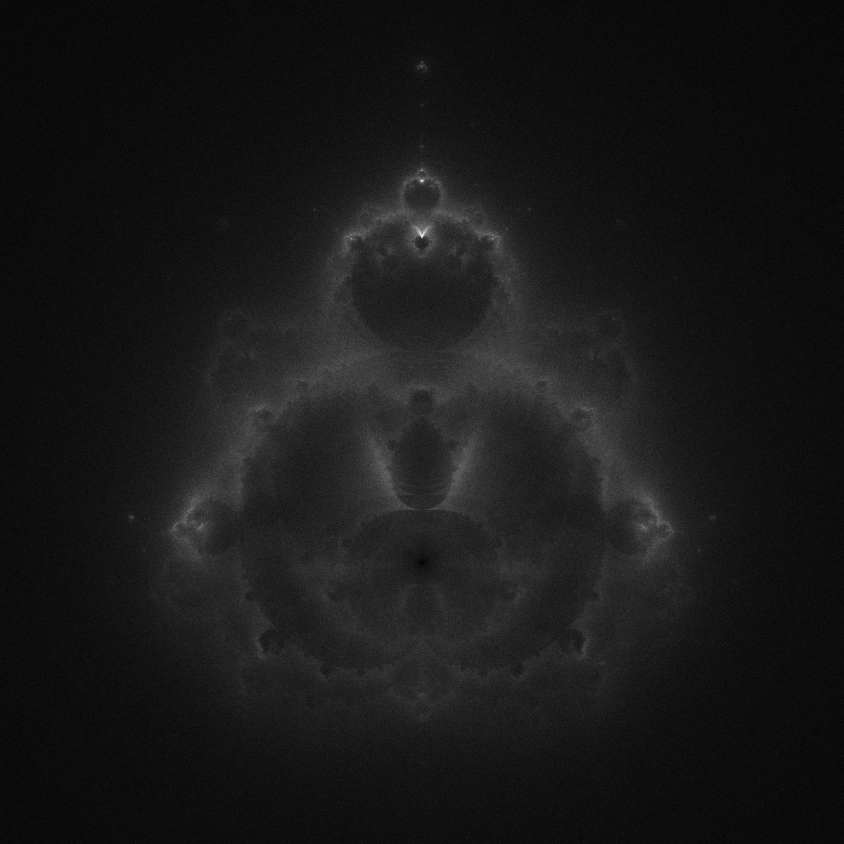 Buddhabrot MAX_ITERATIONS=256