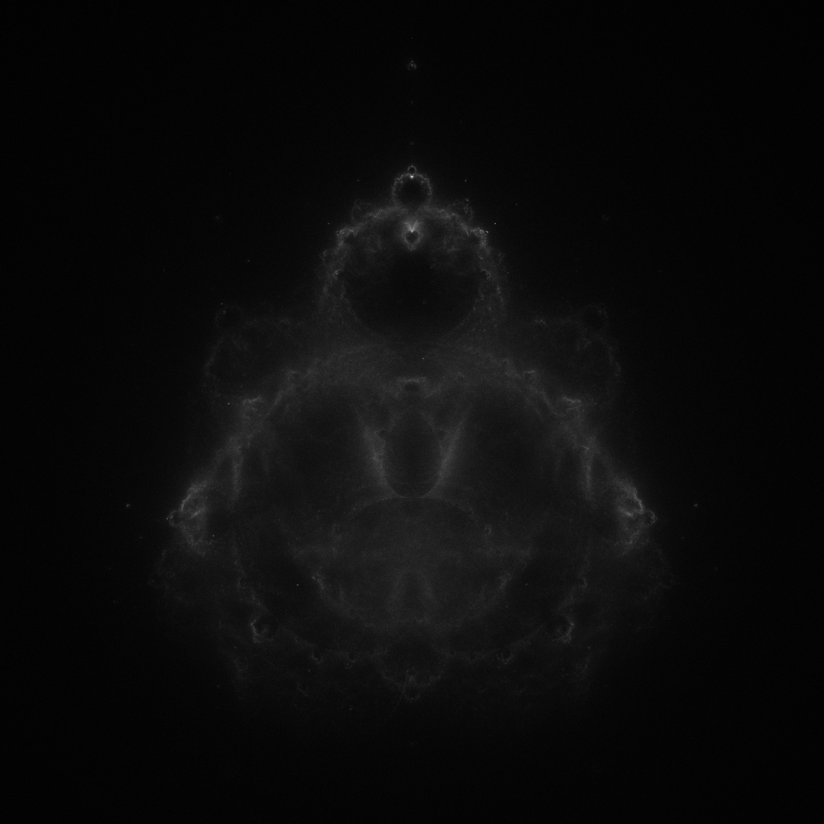 Buddhabrot MAX_ITERATIONS=4096